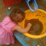 Fun with sand and water