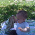 Anastasia and her froggy friend