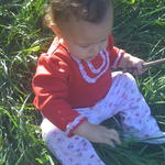 Still playing in the grass