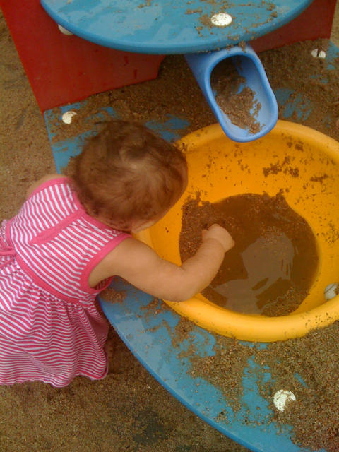 Fun with sand and water