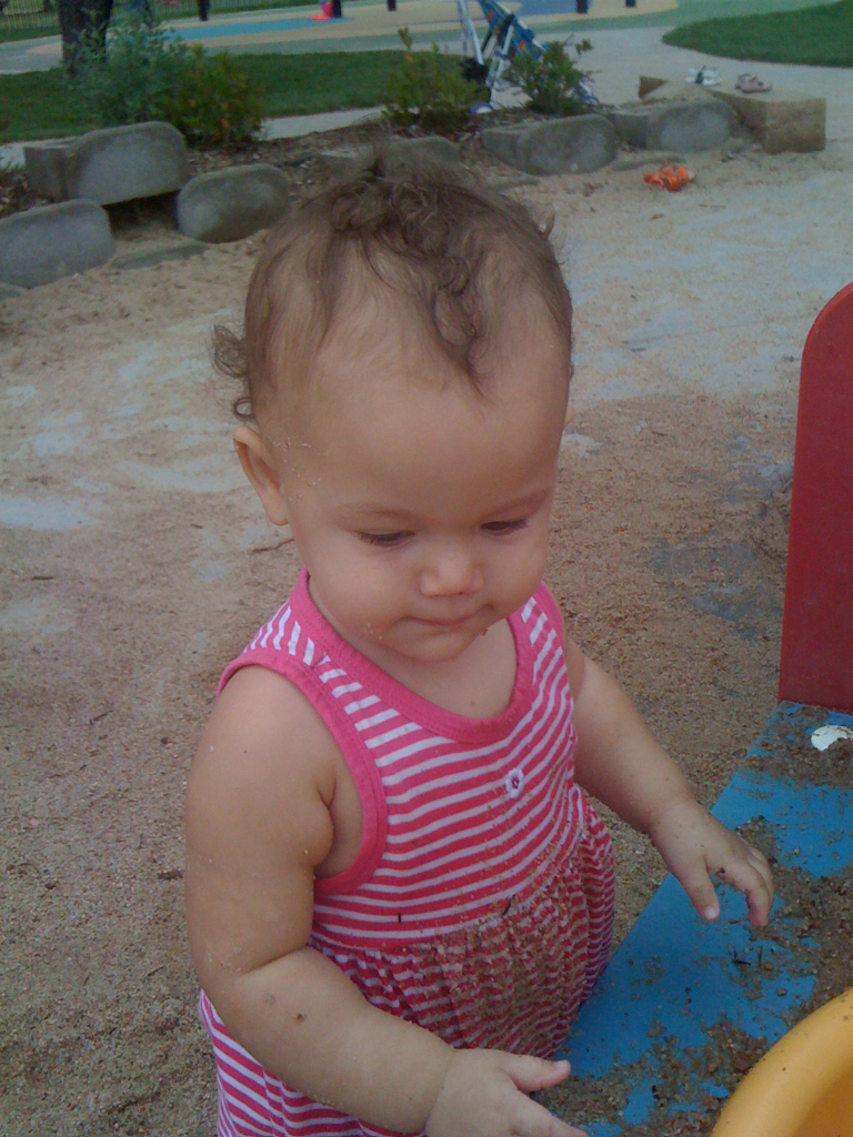 Curly haired cutie