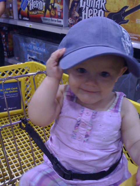 Cutie in a ball cap